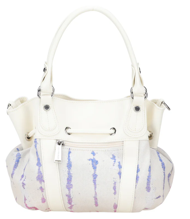 ARTHUR & ASTON - A197-03-ROVI SAC PORTE MAIN / BANDOULIERE  G/ROSE VIOLET