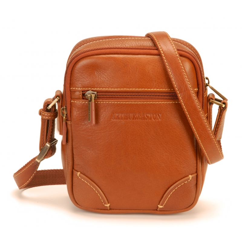 ARTHUR & ASTON - SAC PORTE TRAVERS B/COGNAC