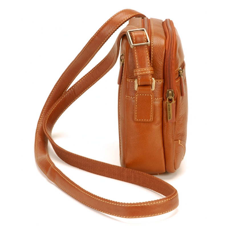 ARTHUR & ASTON - SAC PORTE TRAVERS B/COGNAC