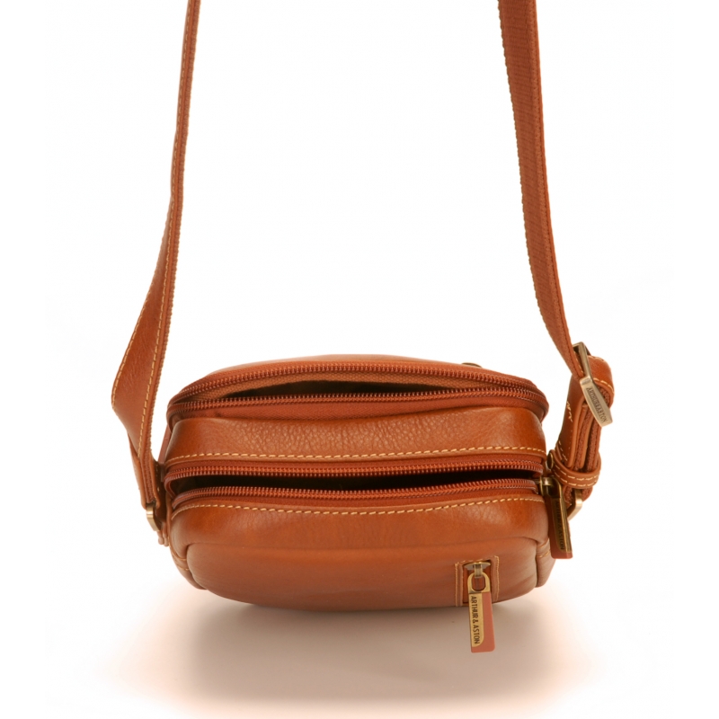 ARTHUR & ASTON - SAC PORTE TRAVERS B/COGNAC