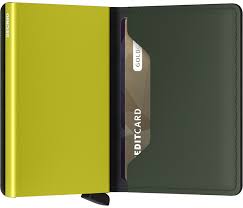 SECRID - SLIMWALLET MATTE GREEN AND LIME