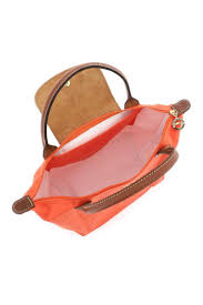 LONGCHAMP - Sac à main S Orange Le Pliage Original