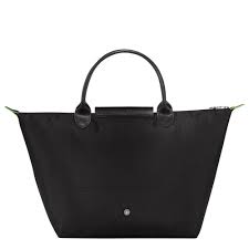 LONGCHAMP - SAC PORTÉ MAIN NOIR NOIR LE PLIAGE GREEN