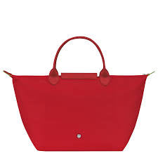 LONGCHAMP - Sac à main M Tomate Le Pliage Green