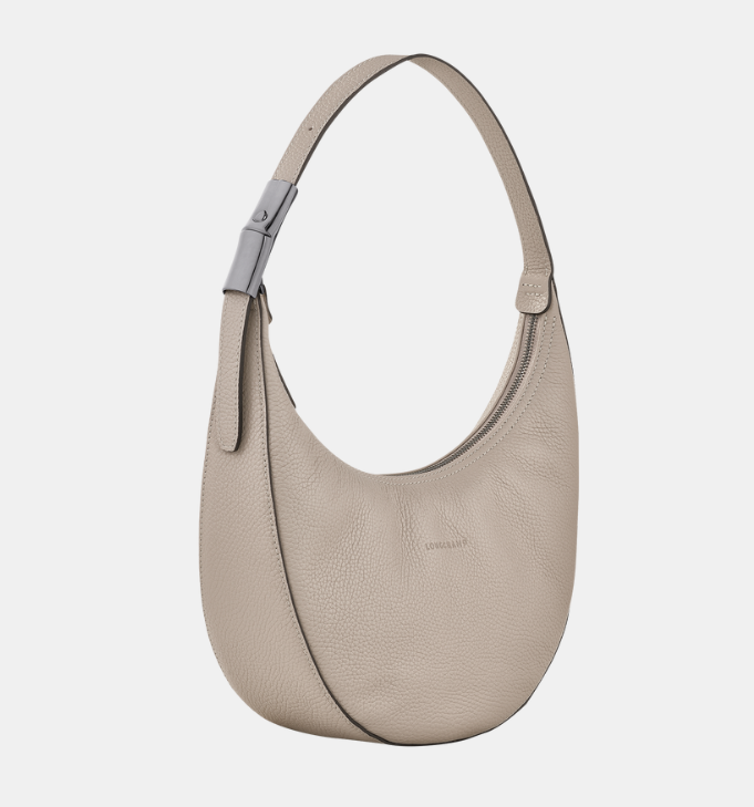 LONGCHAMP - Sac porté épaule Argile Roseau Essential