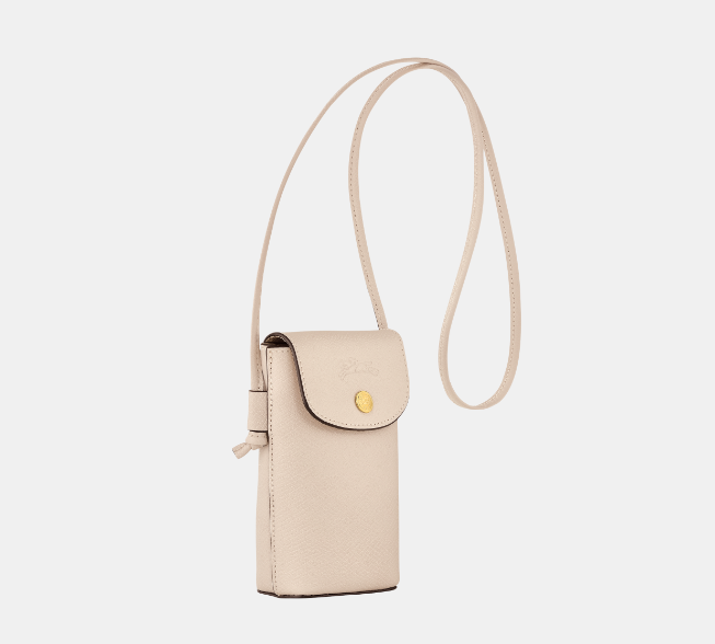 LONGCHAMP - Etui téléphone avec cordon Papier Epure