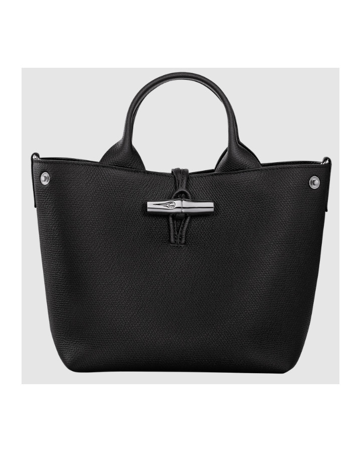 LONGCHAMP - Le Roseau - Sac porté main Noir