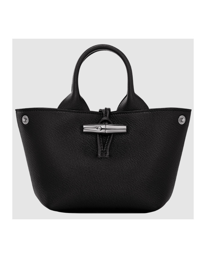 LONGCHAMP - Le Roseau - Sac porté main Noir