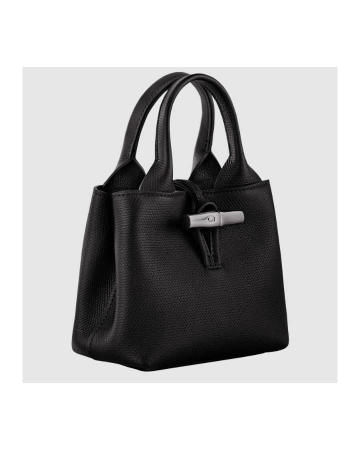 LONGCHAMP - Le Roseau - Sac porté main Noir