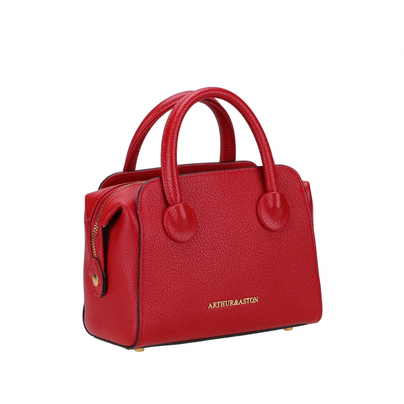 ARTHUR ET ASTON - A181-01-ROUG - SAC PORTE MAIN / BANDOULIERE  E/ROUGE