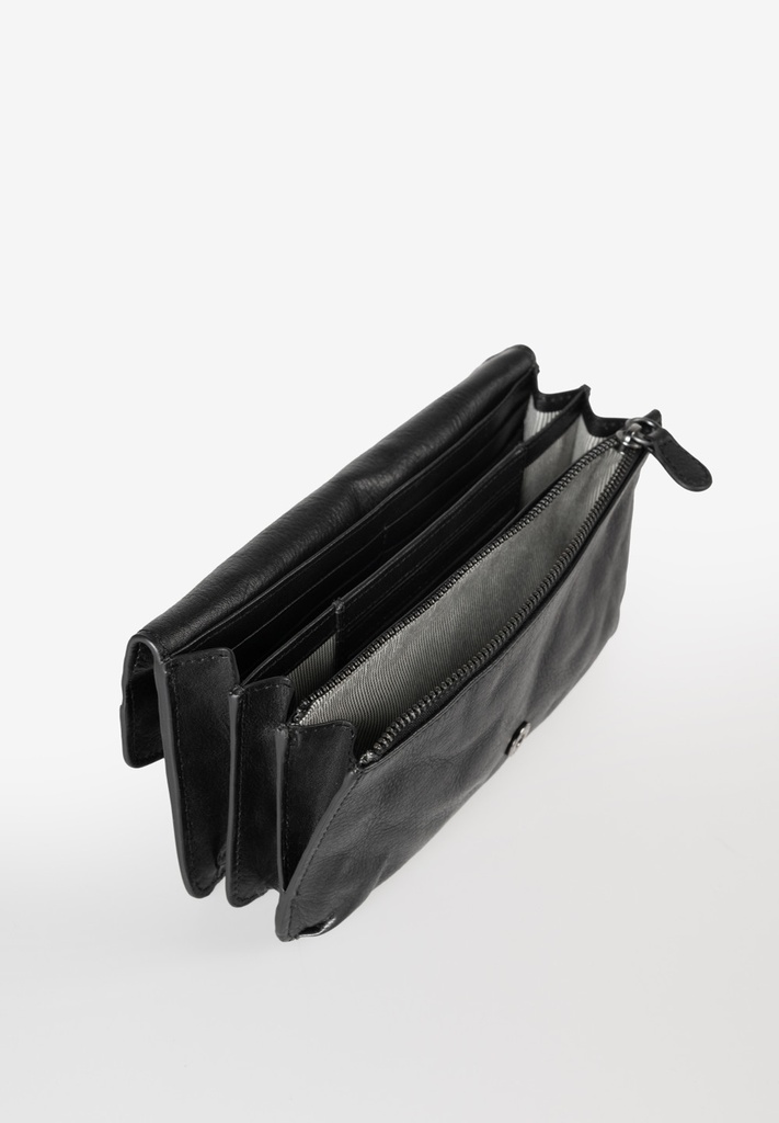 AUNTS & UNCLES - Charlene wallet black smoke