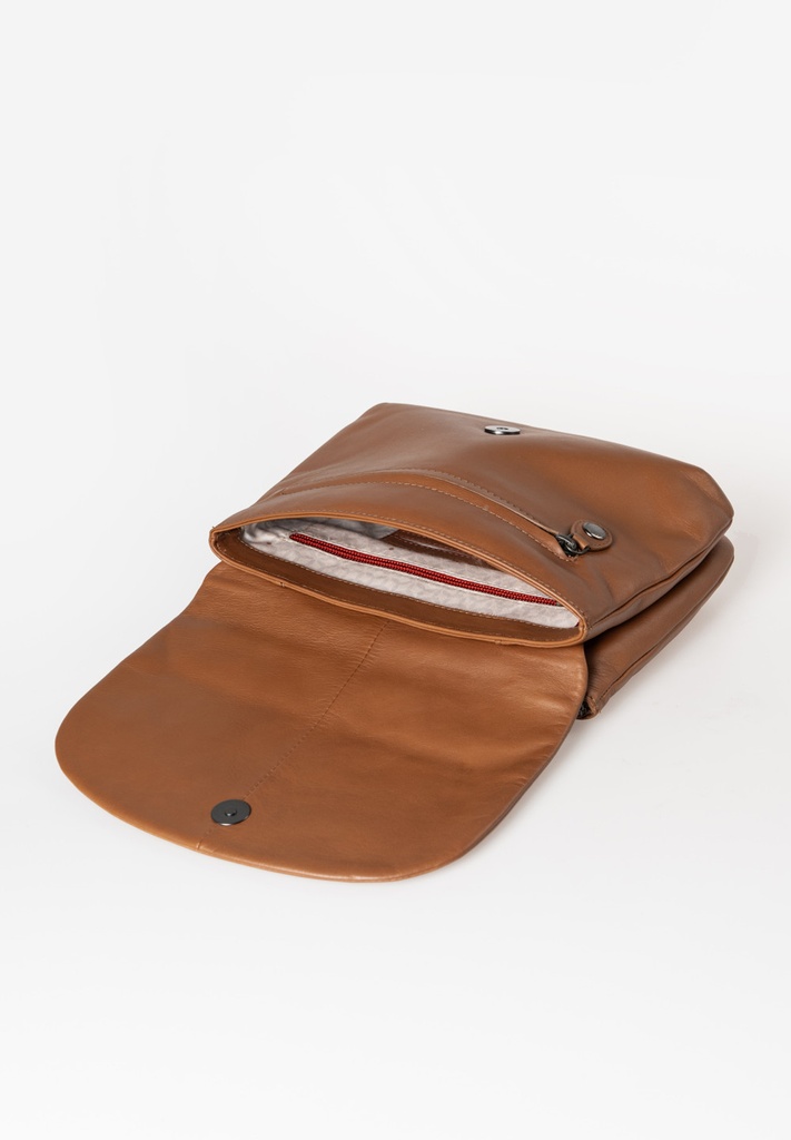 AUNTS & UNCLES - Pepino crossover bag cognac