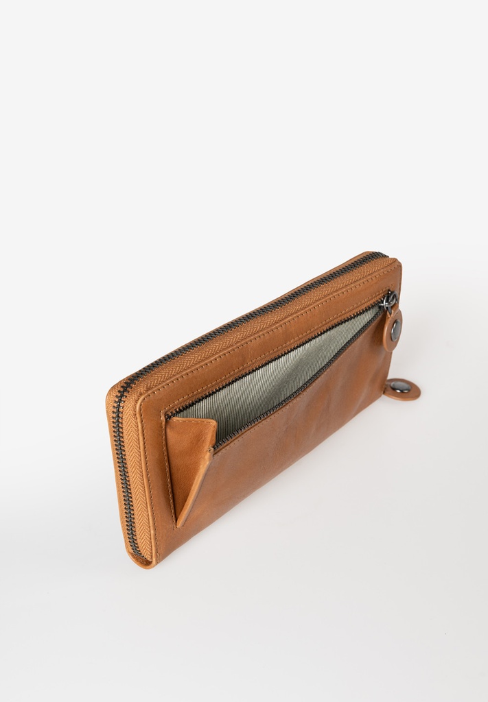 AUNTS & UNCLES - Cynthia zipper wallet caramel