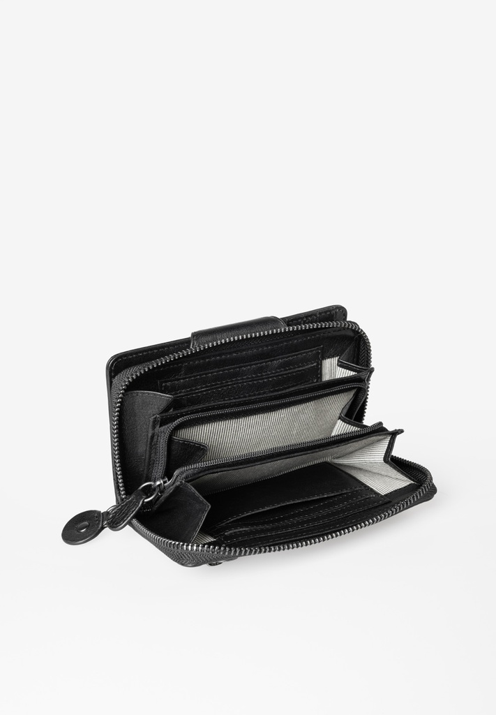 AUNTS & UNCLES - Francis zipper wallet black smoke