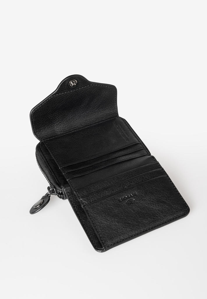 AUNTS & UNCLES - Judy zipper wallet black smoke