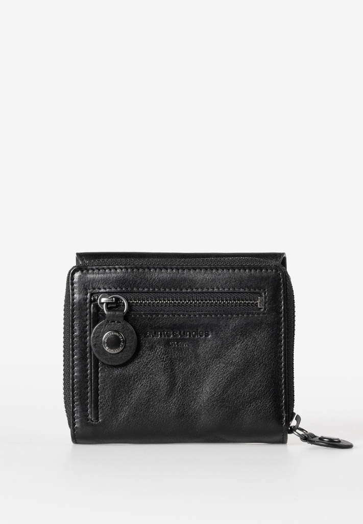 AUNTS & UNCLES - Lesley zipper wallet black smoke