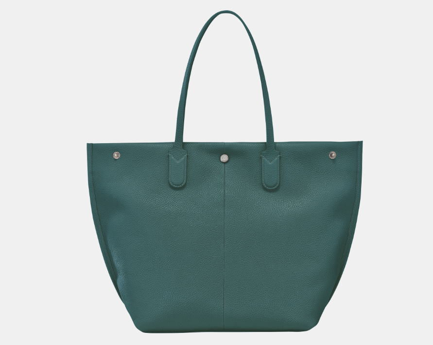 LONGCHAMP - Essential Cuir - Sac porté épaule Cèdre