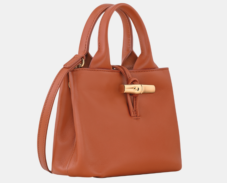 LONGCHAMP - Le Roseau Sleek - Sac porté main Ecorce