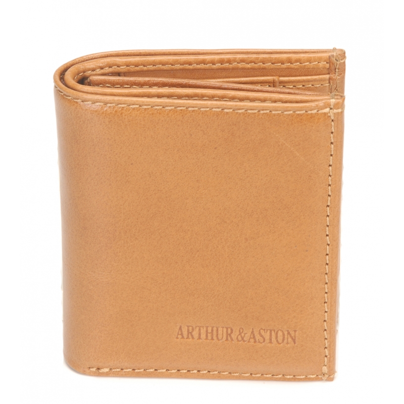 ARTHUR & ASTON - PORTE-MONNAIE ET CARTES B/COGNAC