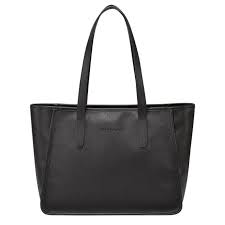 LONGCHAMP - SAC PORTÉ ÉPAULE NOIR NOIR LE FOULONNÉ