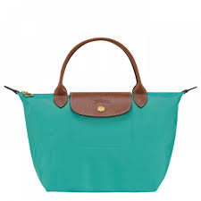 LONGCHAMP - SAC PORTÉ MAIN TURQUOISE