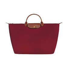 LONGCHAMP - SAC DE VOYAGE ROUGE ROUGE LE PLIAGE ORIGINAL