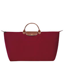 LONGCHAMP - SAC DE VOYAGE ROUGE ROUGE LE PLIAGE ORIGINAL