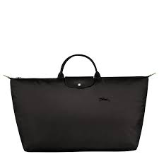 LONGCHAMP - SAC DE VOYAGE NOIR NOIR LE PLIAGE GREEN