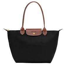 LONGCHAMP - SAC PORTÉ ÉPAULE NOIR NOIR LE PLIAGE ORIGINAL