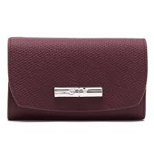 LONGCHAMP - PORTEFEUILLE PRUNE ROSEAU