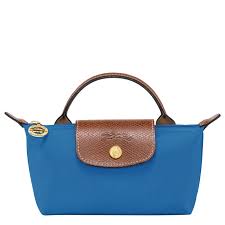 LONGCHAMP - TROUSSE/POCHETTE COBALT