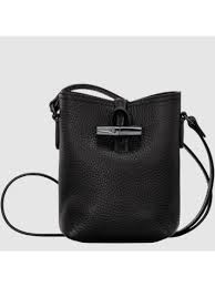 LONGCHAMP - Sac porté travers Noir Roseau Essential