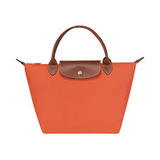 LONGCHAMP - Sac à main S Orange Le Pliage Original