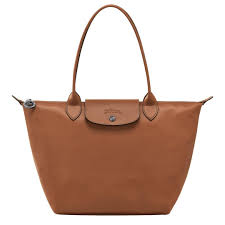 LONGCHAMP - Sac porté épaule Cognac Le Pliage Xtra