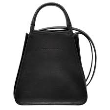 LONGCHAMP - Sac porté main Noir Le Foulonné