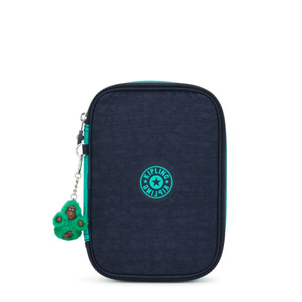 KIPLING - 100 PENS BTS BLUE GREEN BLOCK