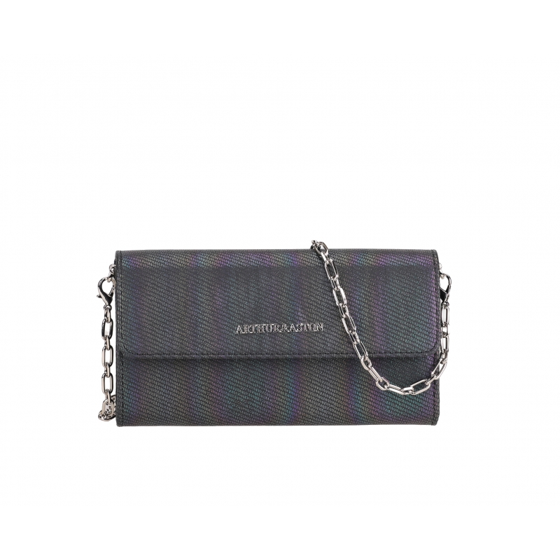 ARTHUR ET ASTON - A177-03-NOIR SAC BANDOULIERE CHAINE A/NOIR