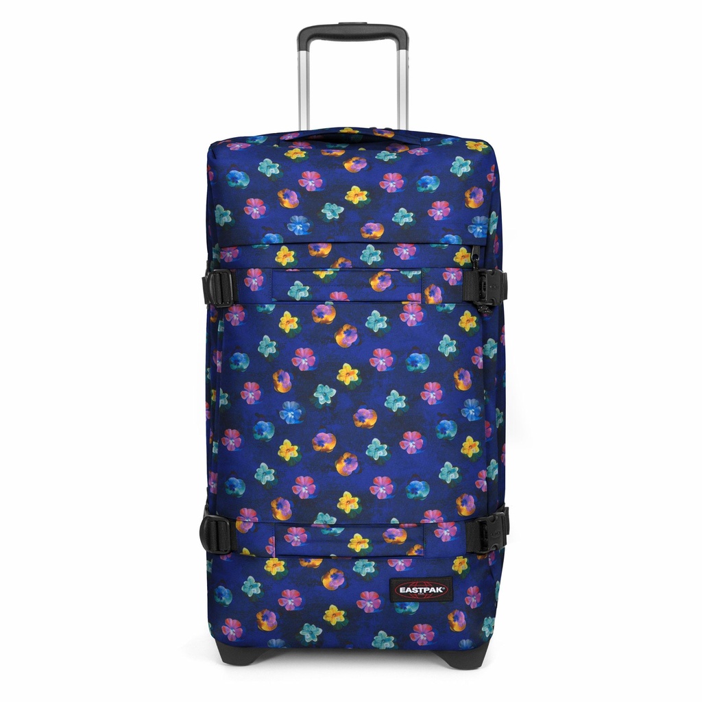 EASTPAK - TRANSIT'R L FLOWER BLUR NAVY