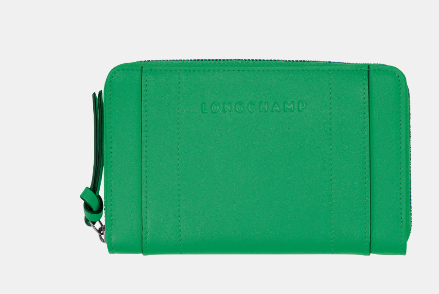 LONGCHAMP - Portefeuille Vert Longchamp 3D