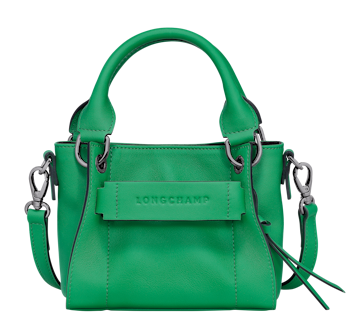 LONGCHAMP - Sac porté main Vert Longchamp 3D