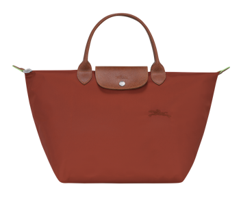 LONGCHAMP - Le Pliage Green - Sac à main M Châtaigne