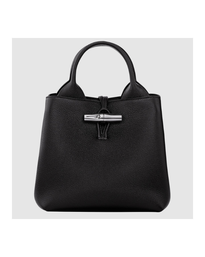 LONGCHAMP - Le Roseau - Sac porté main Noir