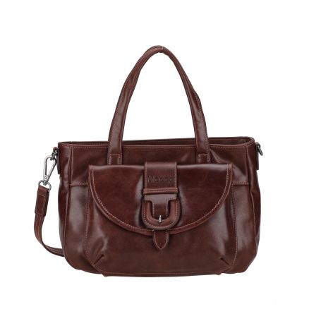 MOCCA - M171-01-MARR SAC PORTE MAIN / BANDOULIERE  B/MARRON