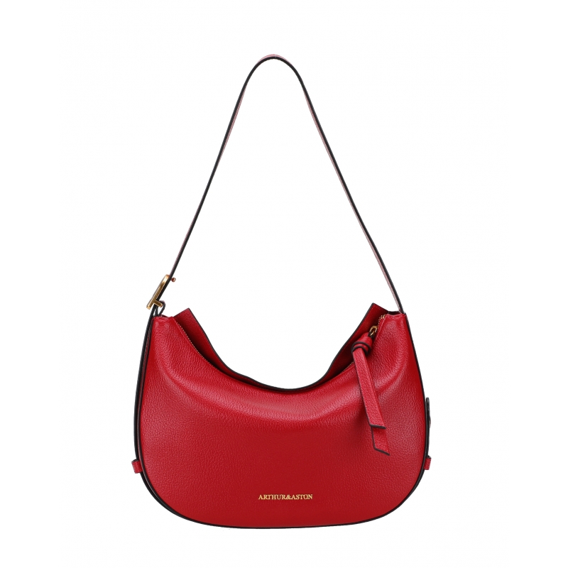 ARTHUR ET ASTON - A181-03-ROUG - SAC PORTE EPAULE  E/ROUGE