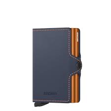 SECRID - TWINWALLET MATTE NIGHT BLUE - ORANGE