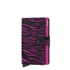 SECRID - MINIWALLET ZEBRA FUCHSIA