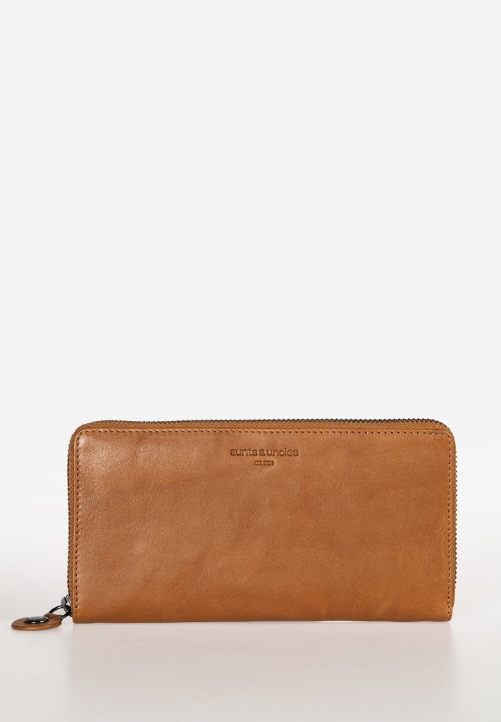 AUNTS & UNCLES - Cynthia zipper wallet caramel