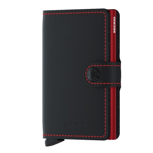 [MINIWALLET MATTE BLACK AND RED] SECRID - MINIWALLET MATTE BLACK AND RED