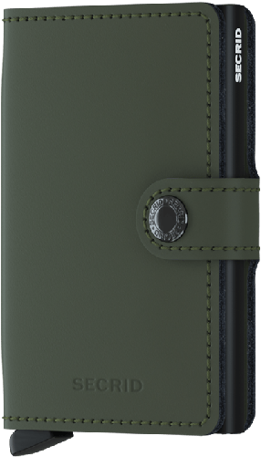 [MINIWALLET MATTE GREEN - BLACK] SECRID - MINIWALLET MATTE GREEN - BLACK