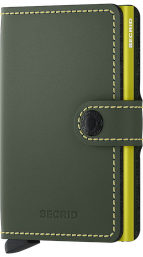 [MINIWALLET MATTE GREEN LIME] SECRID - MINIWALLET MATTE GREEN LIME